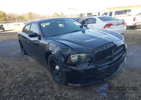 2013 Dodge Charger Police из США, поврежденный, VIN 2C3CDXAT0DH586160